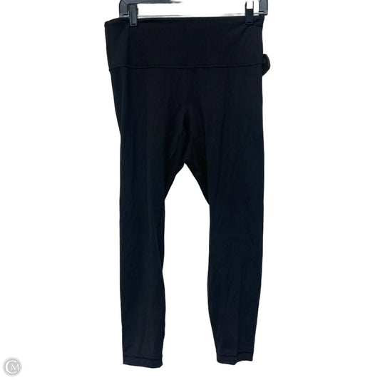 Athletic Leggings By Lululemon In Black, Size: M