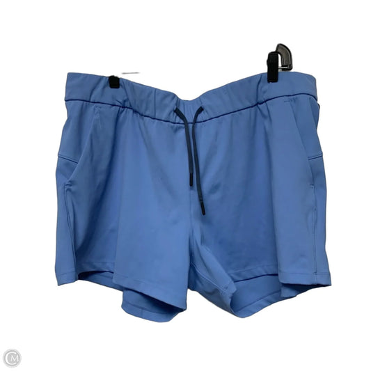 Athletic Shorts By Zyia In Blue, Size: 2x