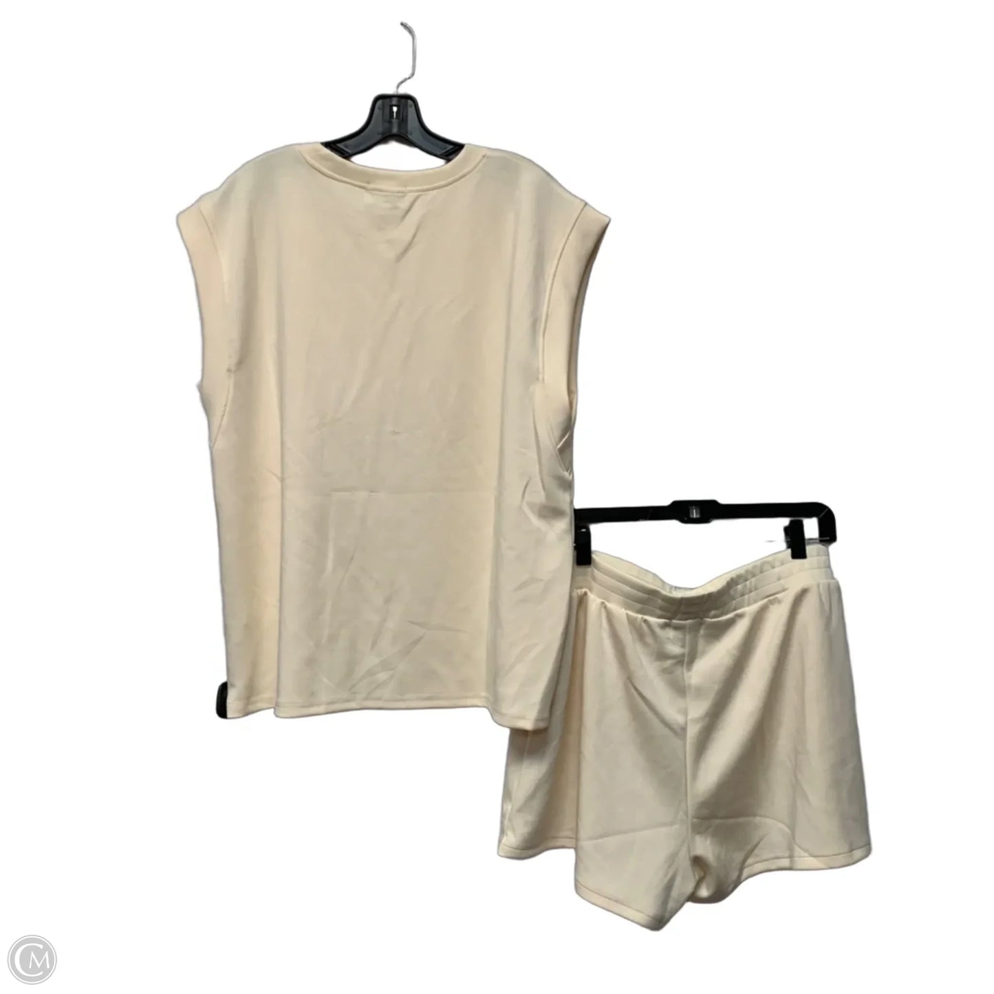 Athletic Shorts 2pc By Buckley In Cream, Size: 2x