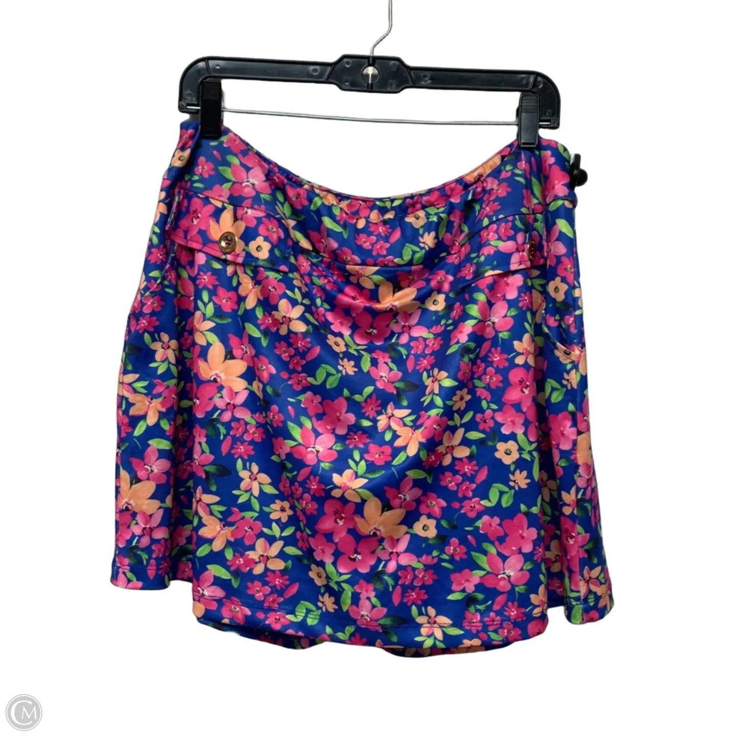 Skort By Dear Scarlett In Floral Print, Size: Xl