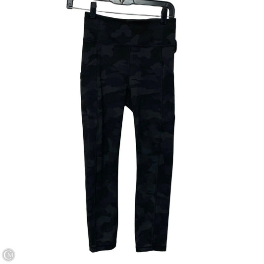Athletic Leggings By Lululemon In Camouflage Print, Size: S