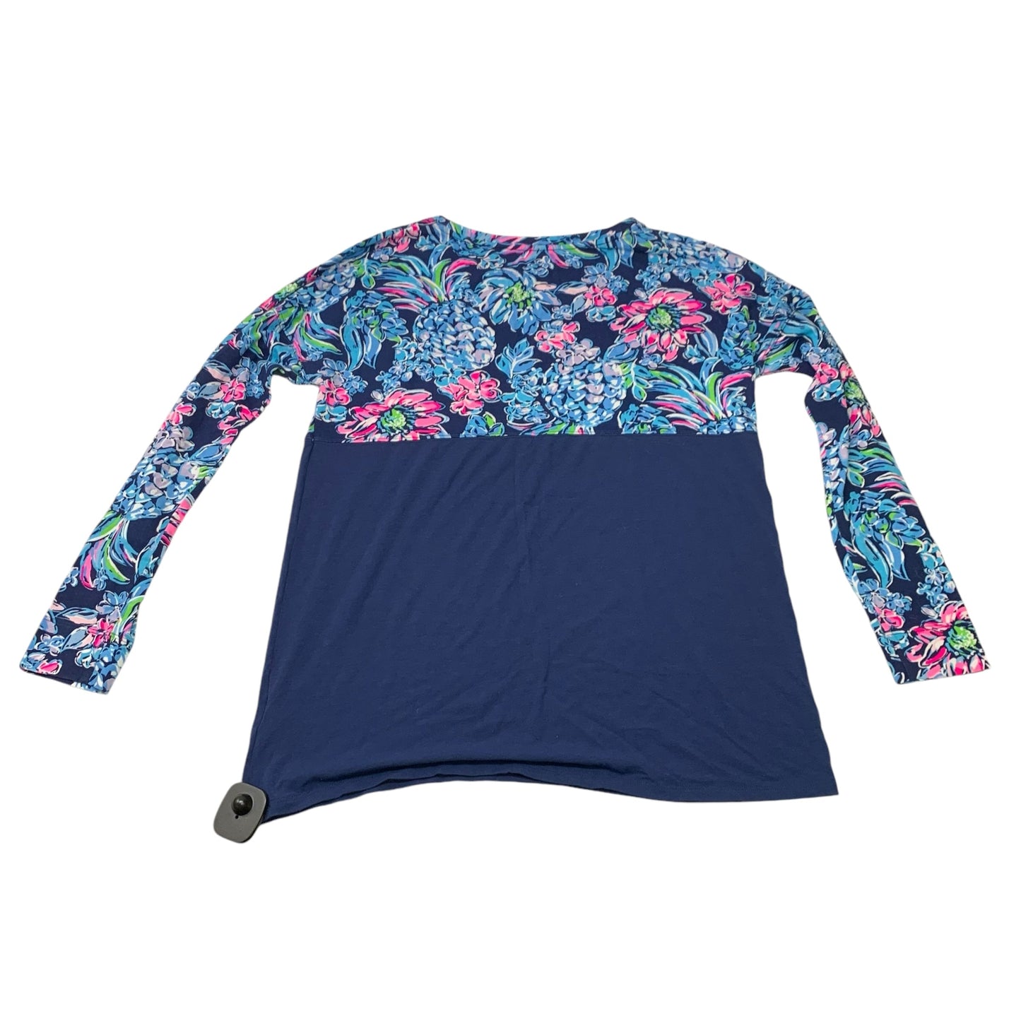 Top Long Sleeve Designer By Lilly Pulitzer In Navy, Size: Xs