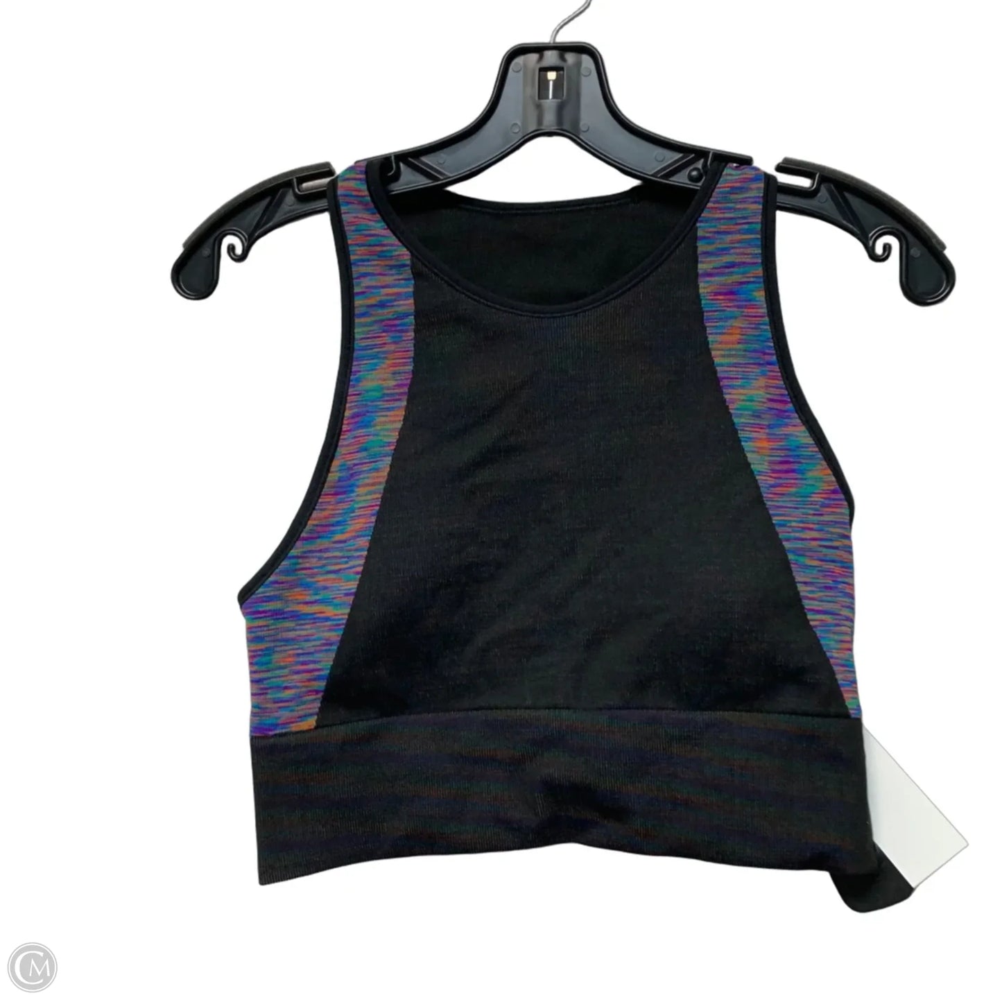 Athletic Bra By Lululemon In Black & Purple, Size: M