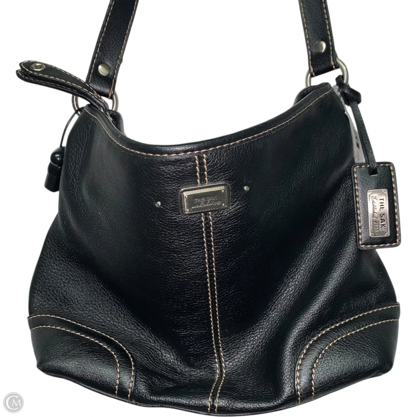 Handbag Leather By The Sak, Size: Medium