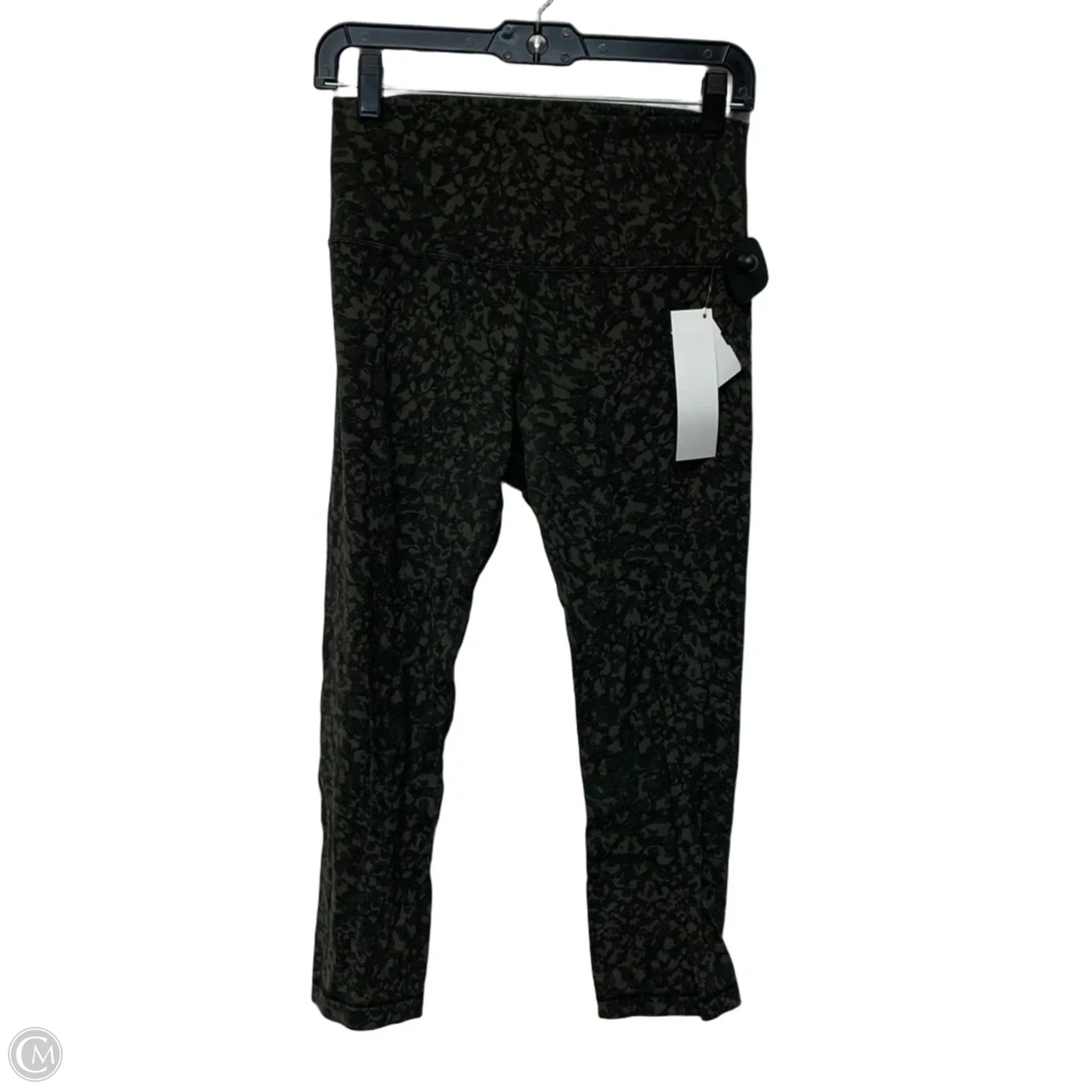 Athletic Leggings Capris By Lululemon In Green, Size: M