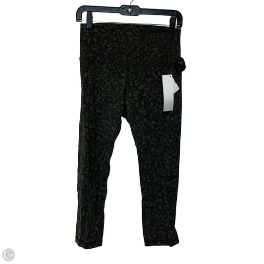 Athletic Leggings Capris By Lululemon In Green, Size: M
