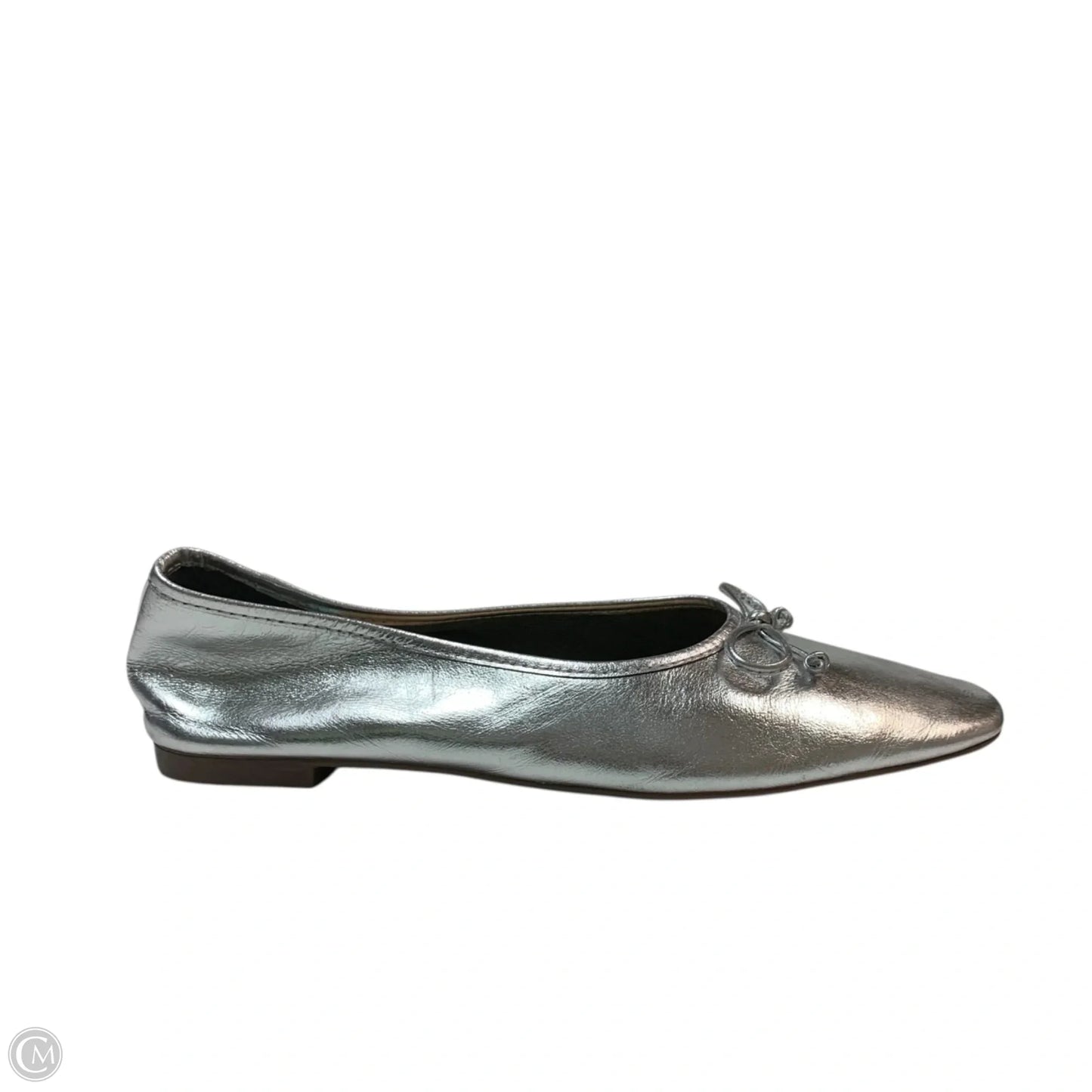 Shoes Flats By Schutz In Silver, Size: 7.5