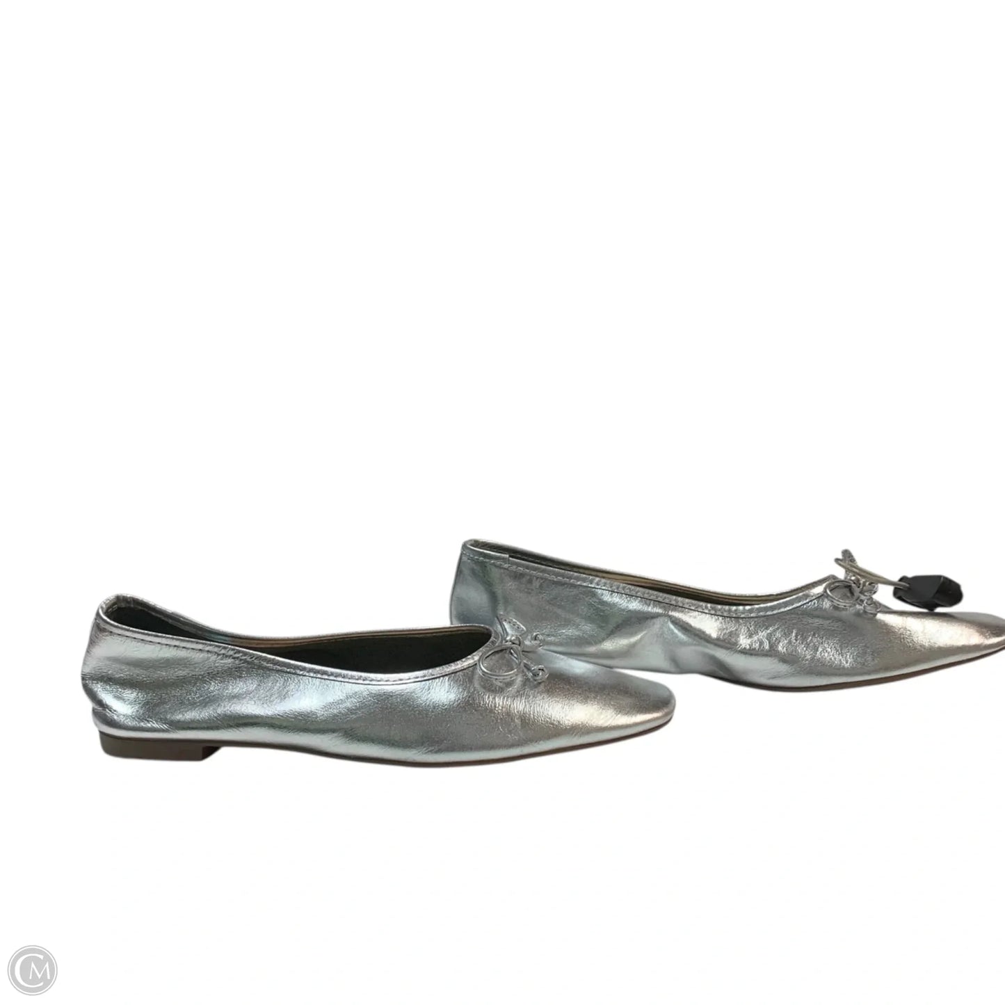 Shoes Flats By Schutz In Silver, Size: 7.5