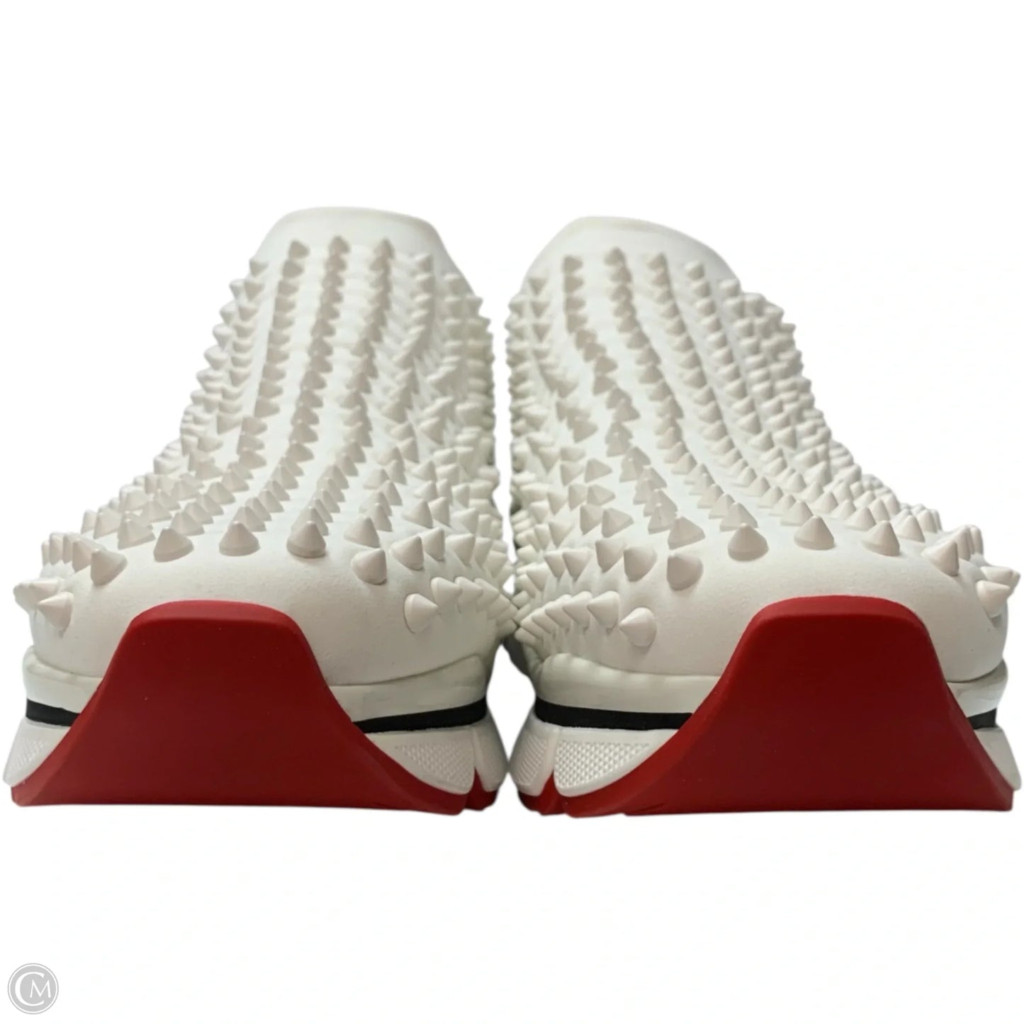 Shoes Luxury Designer By Christian Louboutin In White, Size: 11.5