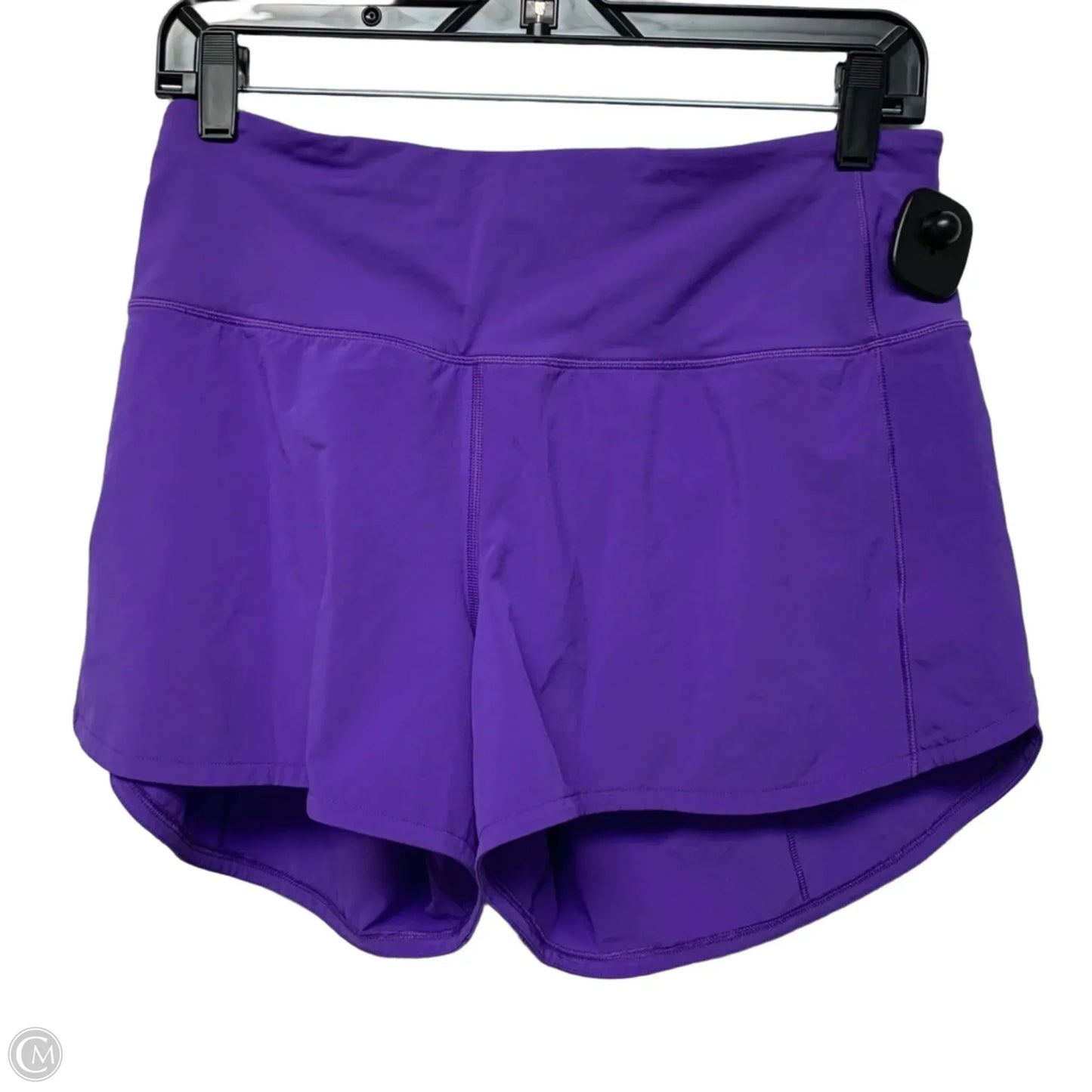 Athletic Shorts By Lululemon In Purple, Size: M