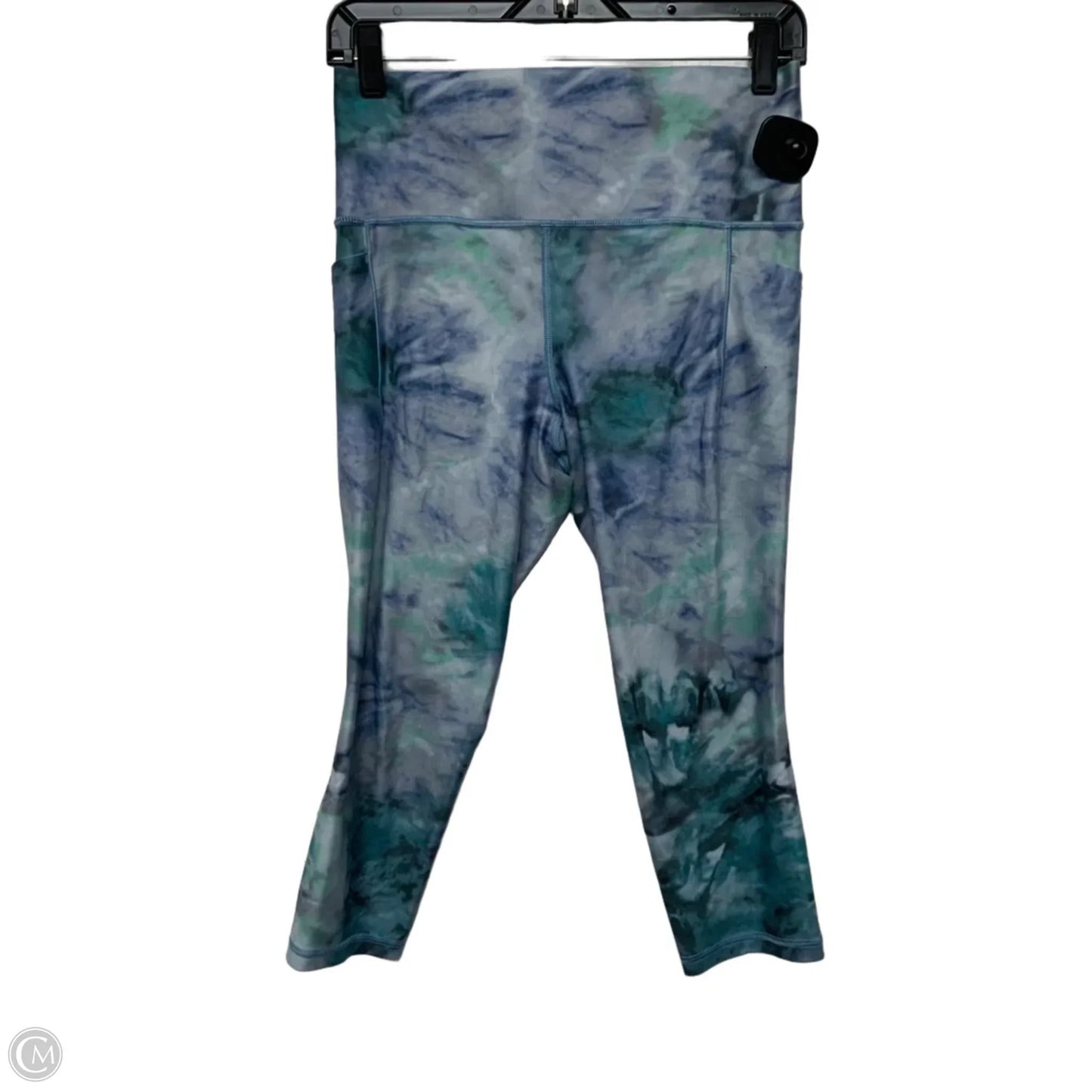 Athletic Leggings Capris By Athleta In Blue & Green, Size: M