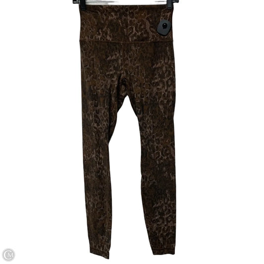 Athletic Leggings By Lululemon In Brown, Size: S
