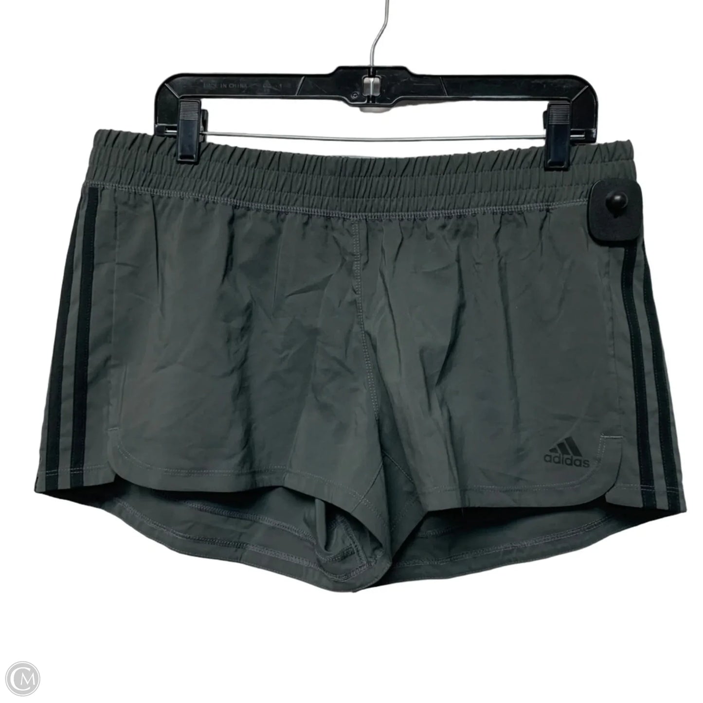 Athletic Shorts By Adidas In Grey, Size: L
