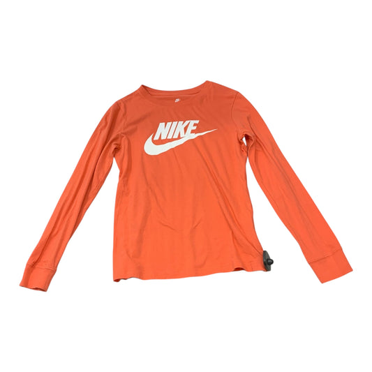 Athletic Top Long Sleeve Crewneck By Nike Apparel In Pink, Size: Xs