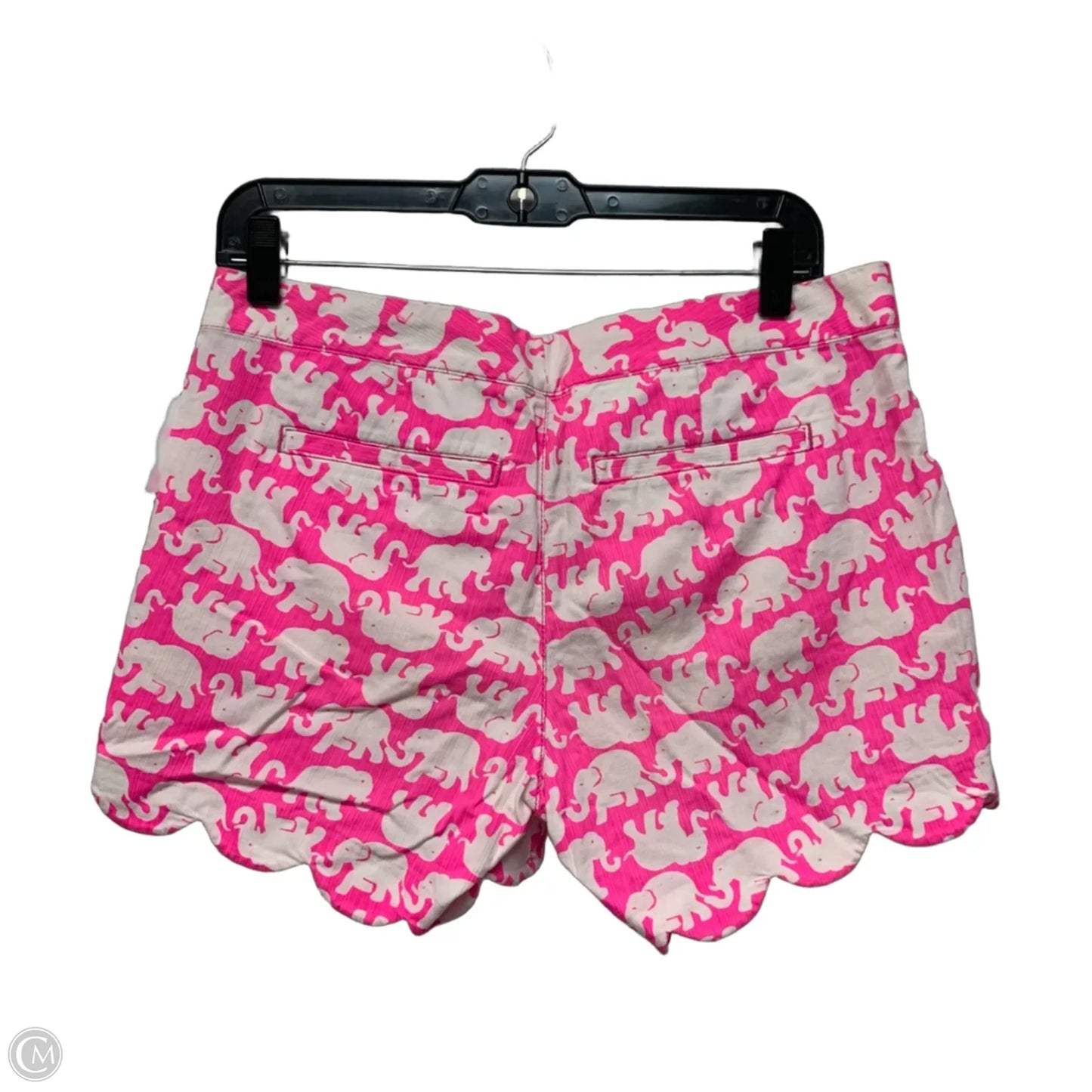 Shorts Designer By Lilly Pulitzer In Pink & White, Size: 4