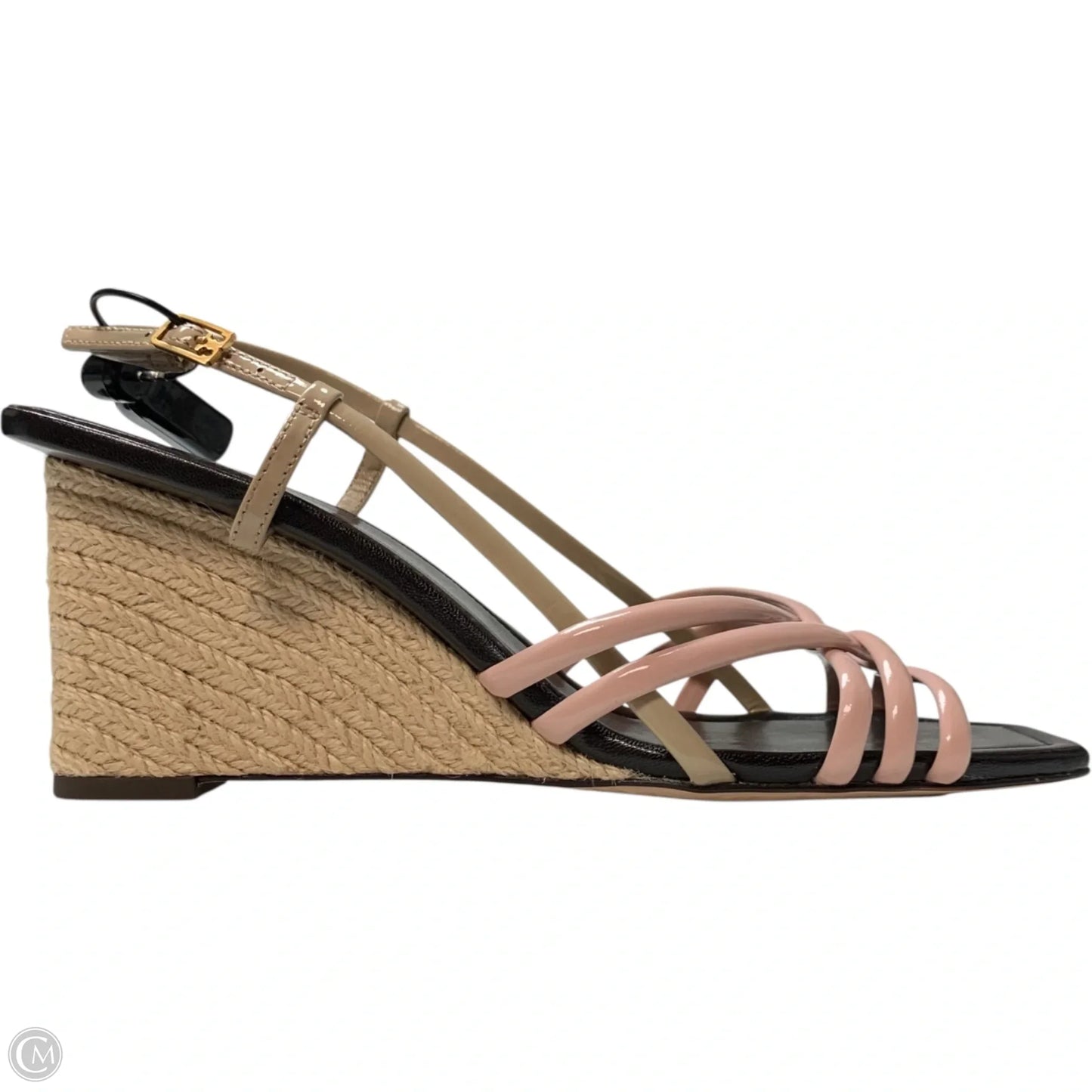 Sandals Designer By Tory Burch In Brown & Pink, Size: 9