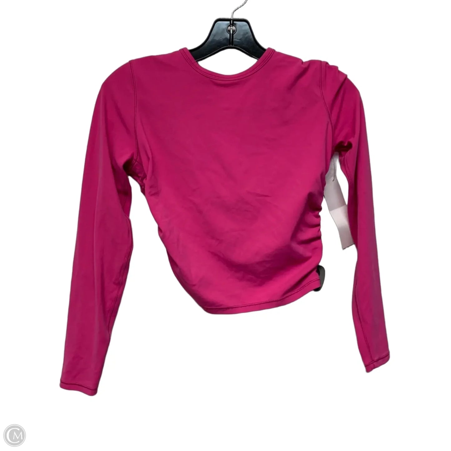 Athletic Top Long Sleeve Crewneck By Lululemon In Pink, Size: S
