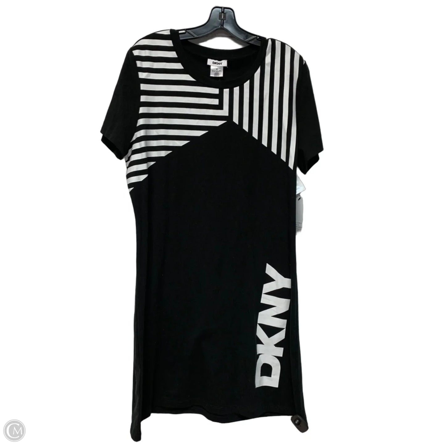 Dress Casual Short By Dkny In Black & White, Size: Xl