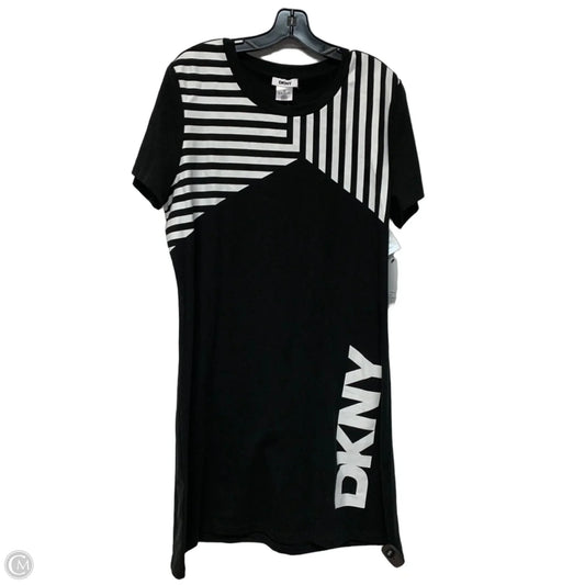 Dress Casual Short By Dkny In Black & White, Size: Xl