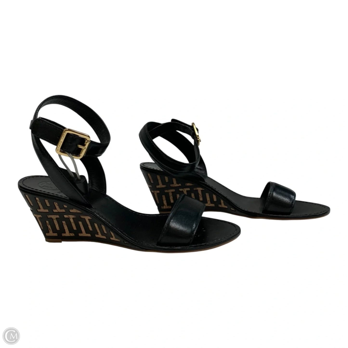 Sandals Designer By Tory Burch In Black, Size: 10