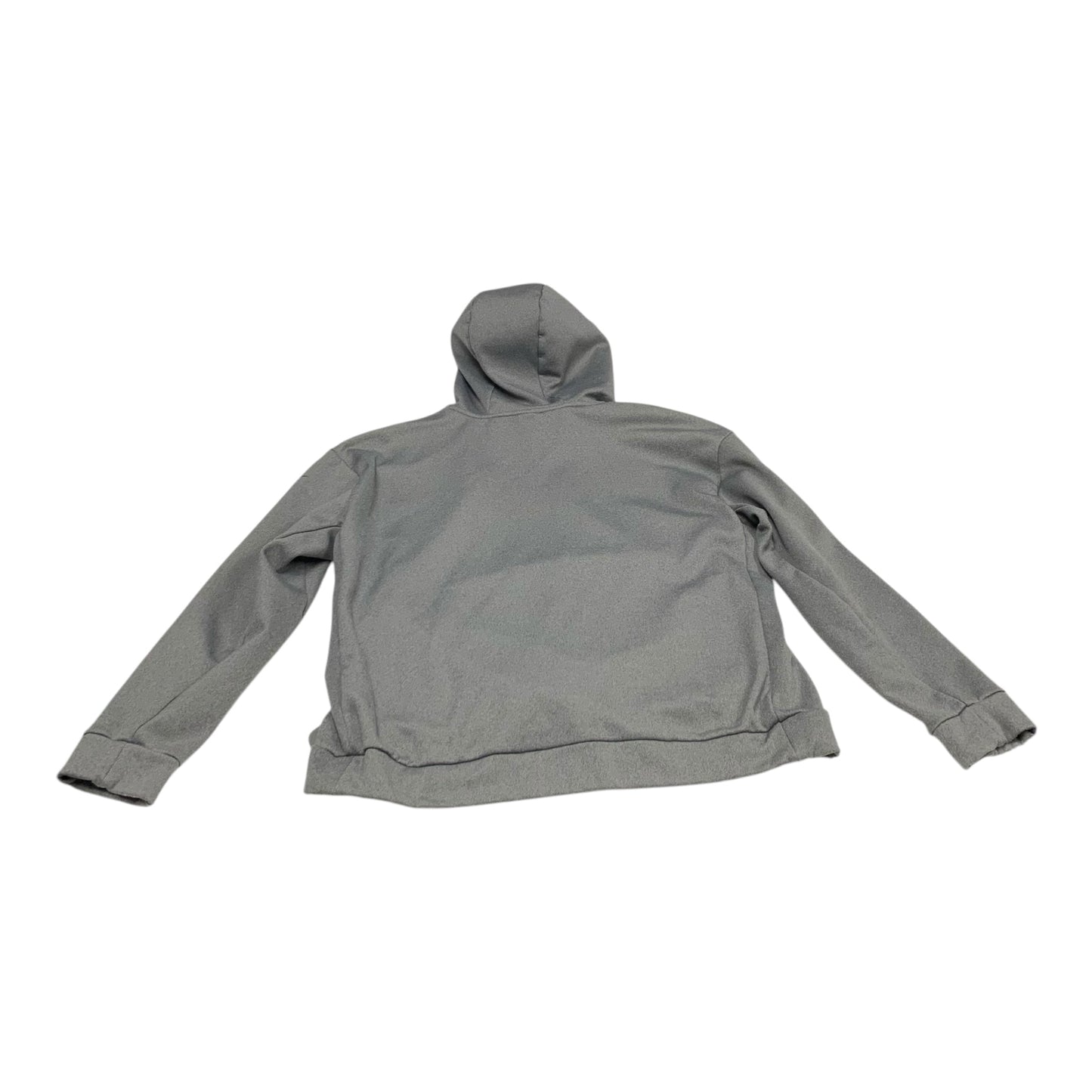 Athletic Sweatshirt Hoodie By Nike Apparel In Grey, Size: M