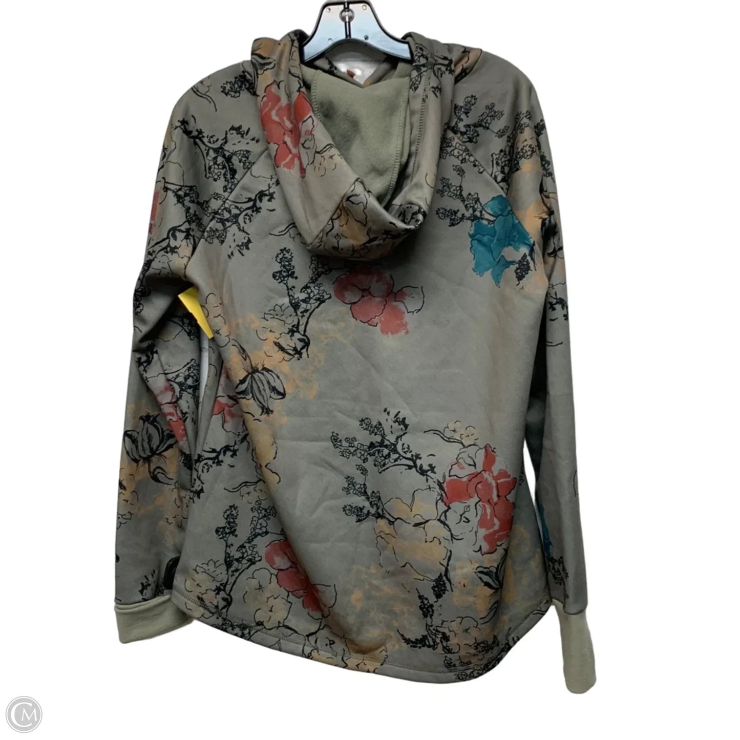 Sweatshirt Hoodie By ascend In Floral Print, Size: L