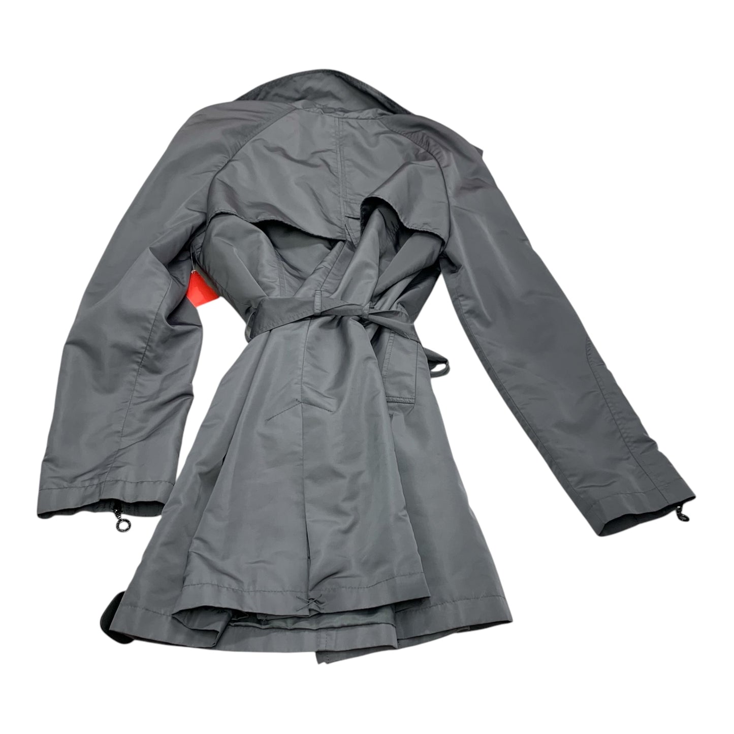 Coat Raincoat By Dkny In Grey, Size: L