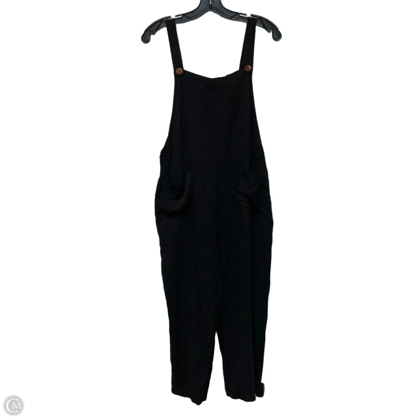 Overalls In Black, Size: L