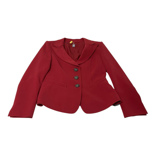 Blazer By Clothes Mentor In Red, Size: S