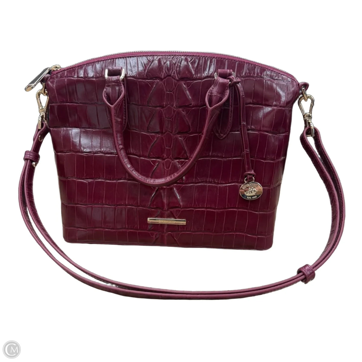Handbag Designer By Brahmin, Size: Medium