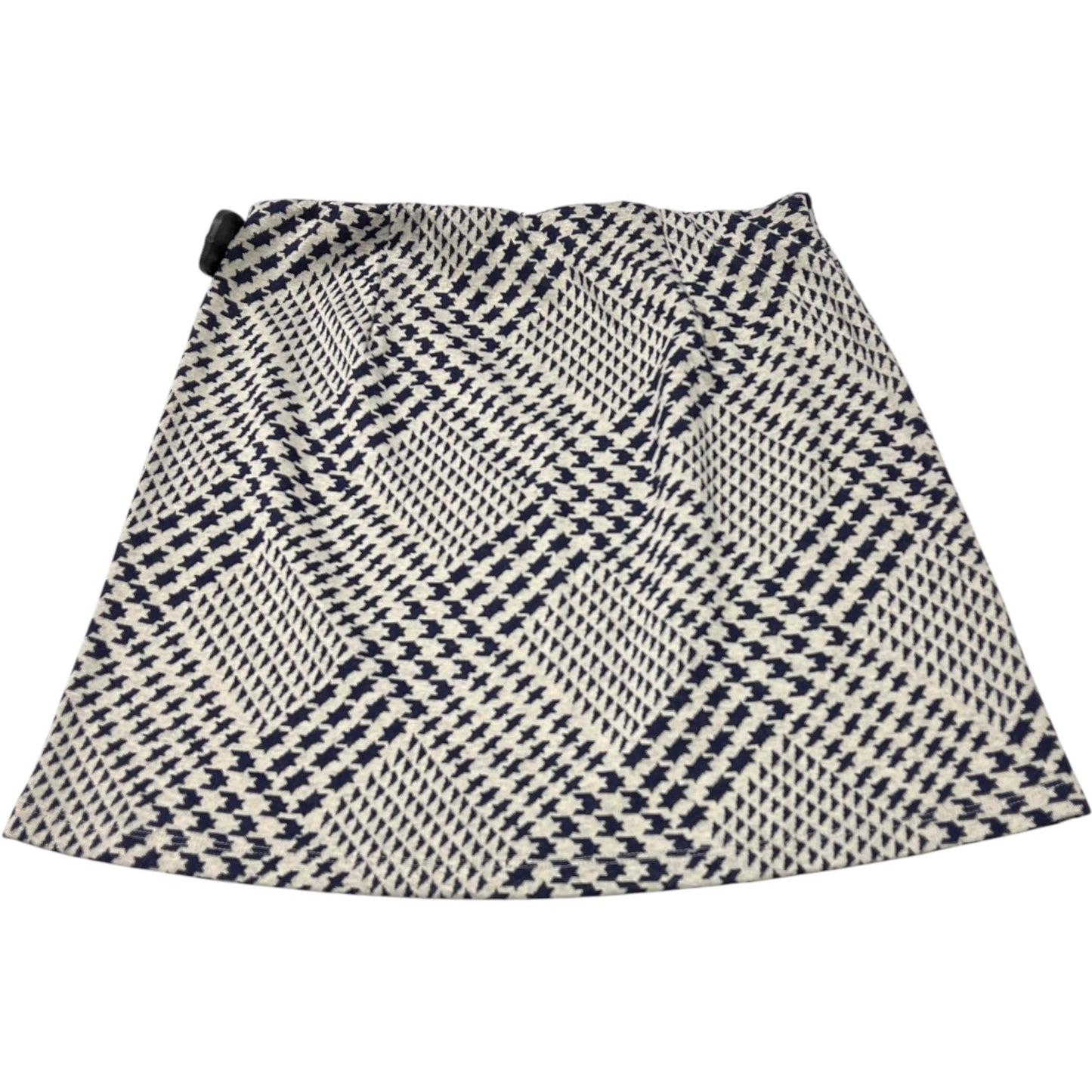 Skirt Mini & Short By Versona In Blue & Grey, Size: M