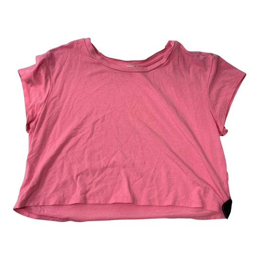 Top Short Sleeve Basic By Free People In Pink, Size: Xs