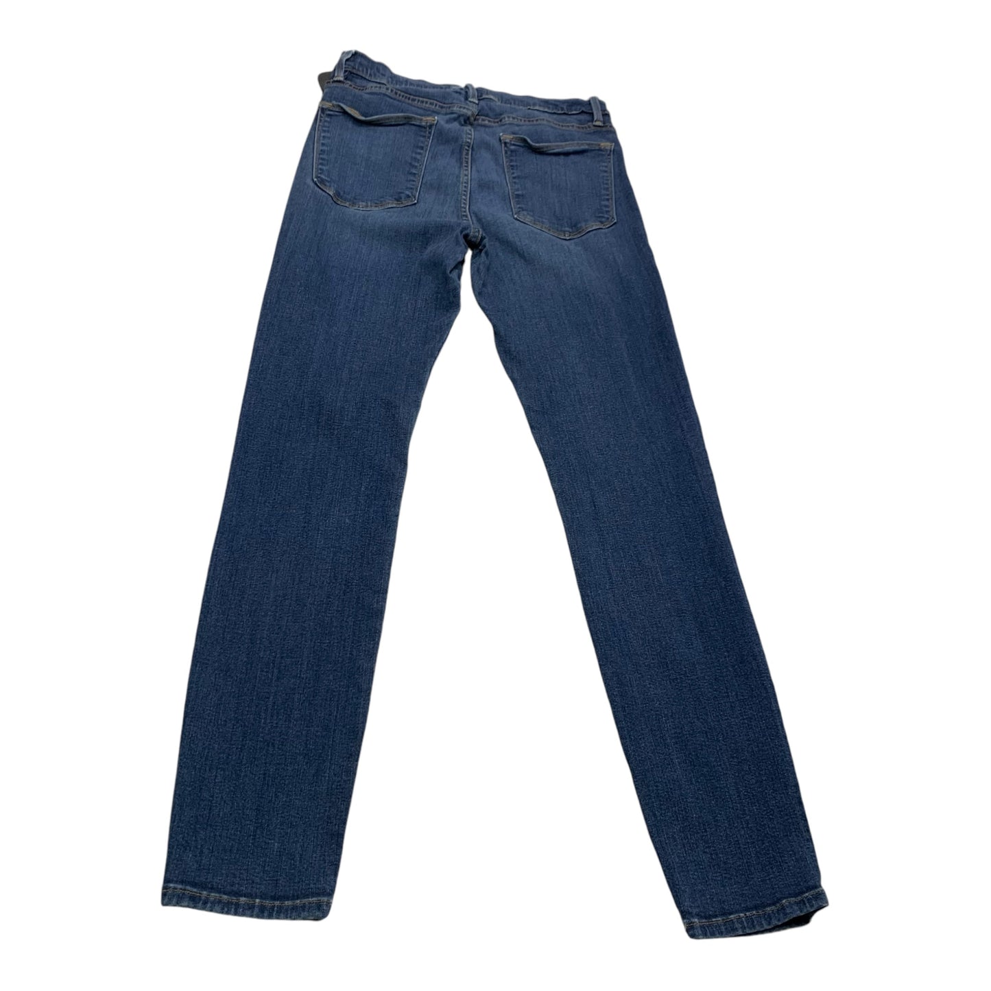 Jeans Skinny By Frame In Blue Denim, Size: 8