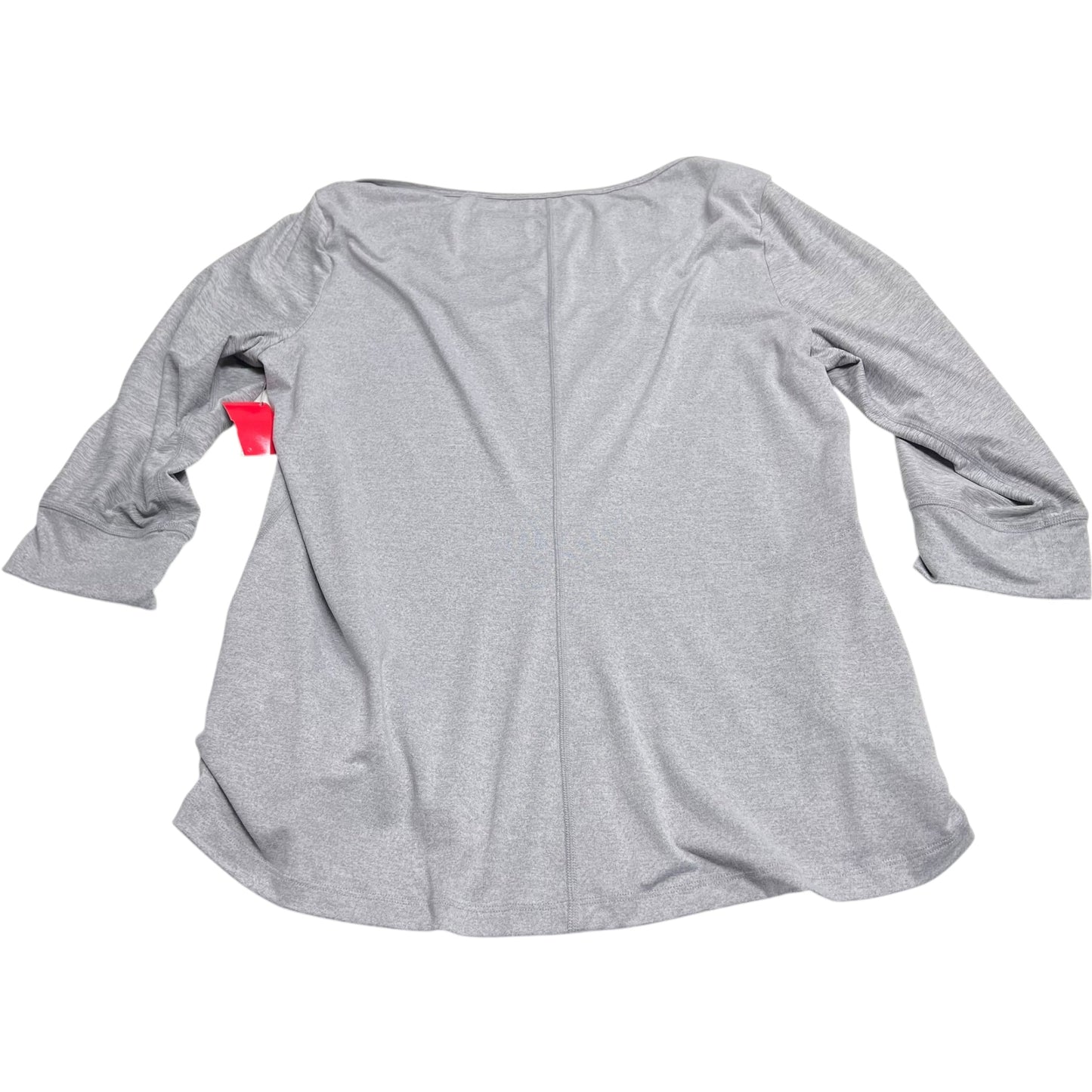 Athletic Top Long Sleeve Crewneck By The North Face In Grey, Size: L