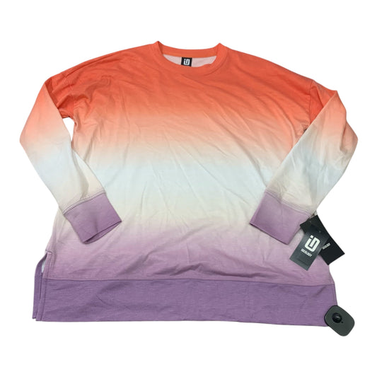 Athletic Top Long Sleeve Crewneck By Ideology In Orange, Size: Xs