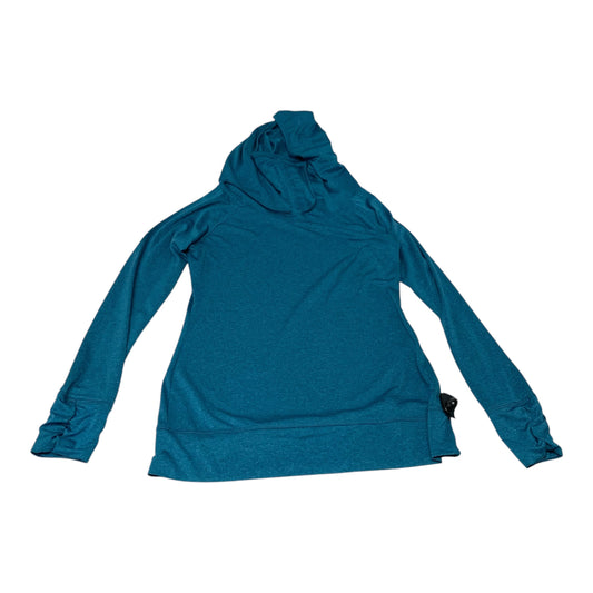 Athletic Sweatshirt Hoodie By Champion In Blue, Size: S