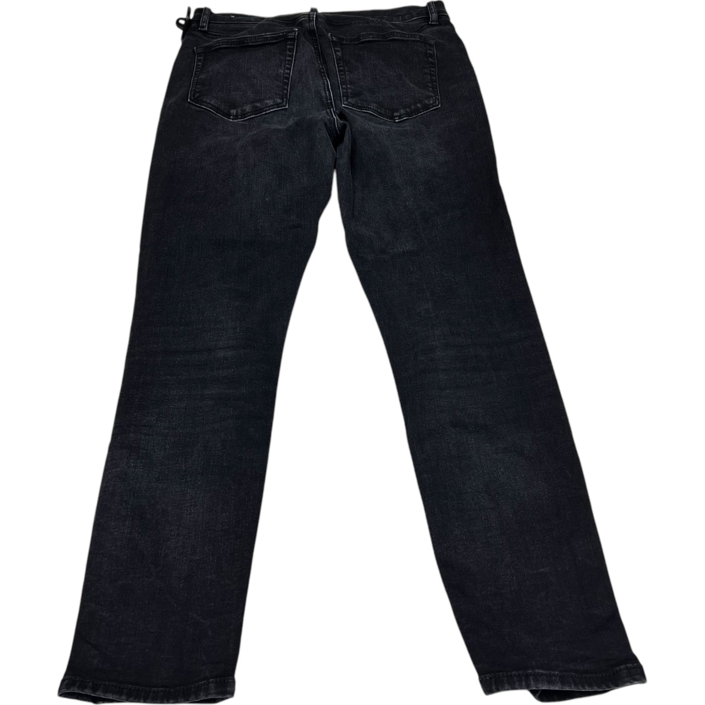 Jeans Skinny By Loft In Black Denim, Size: 4