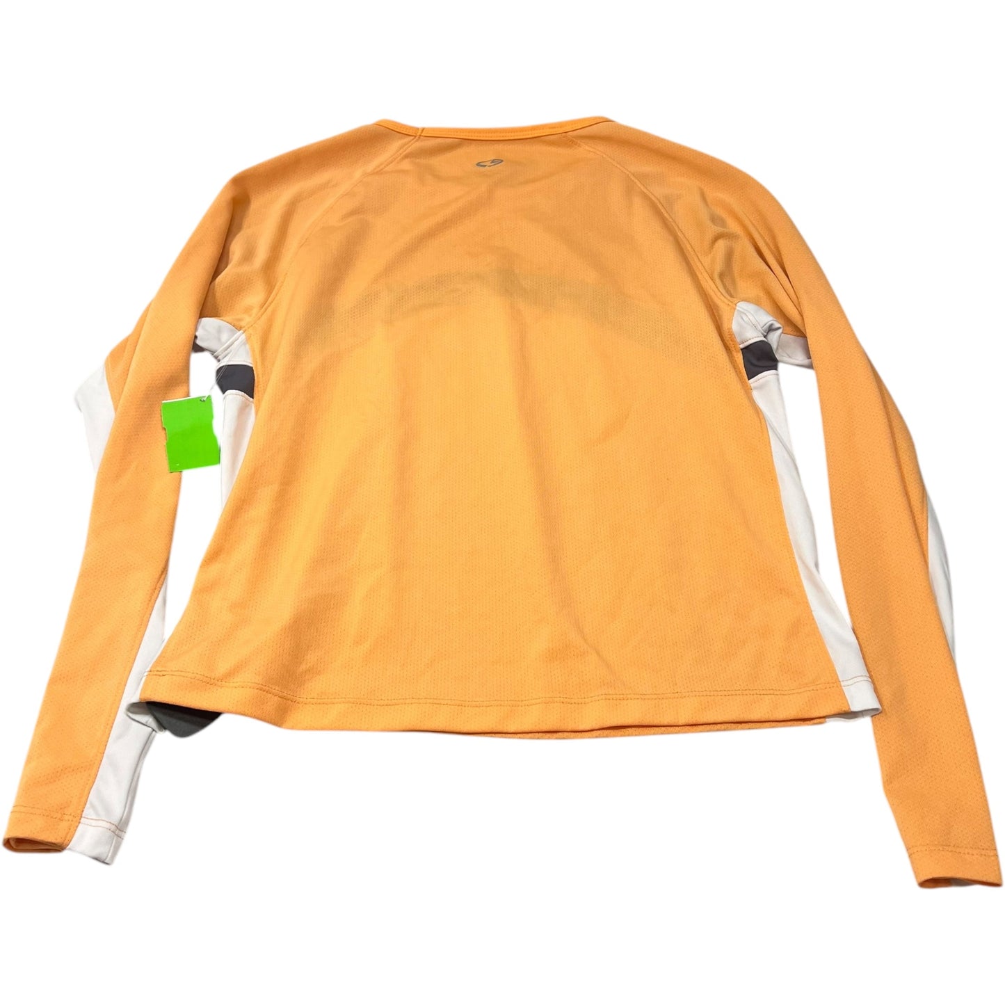 Athletic Top Long Sleeve Crewneck By Champion In Orange, Size: S