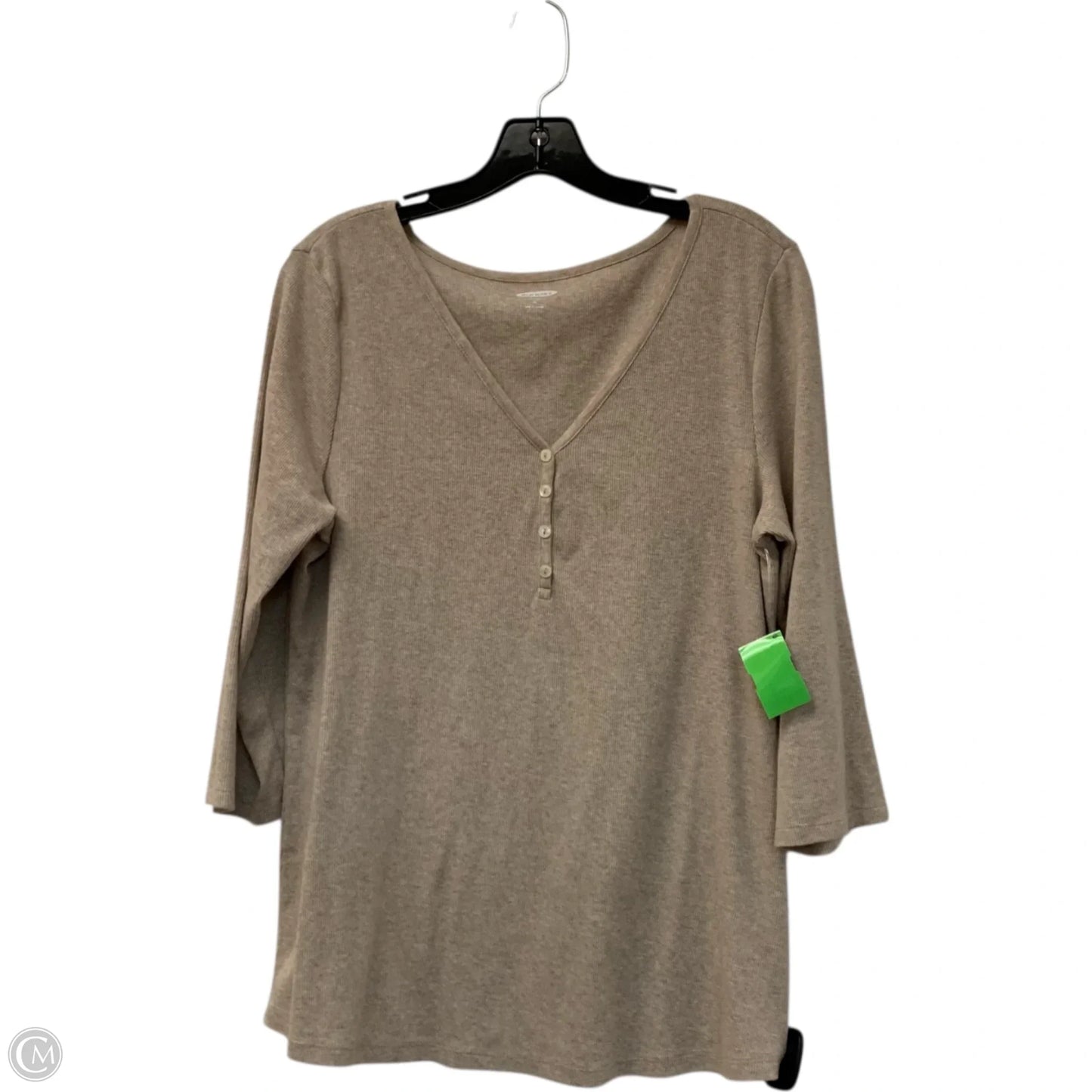 Top Long Sleeve By Old Navy In Cream, Size: Xl