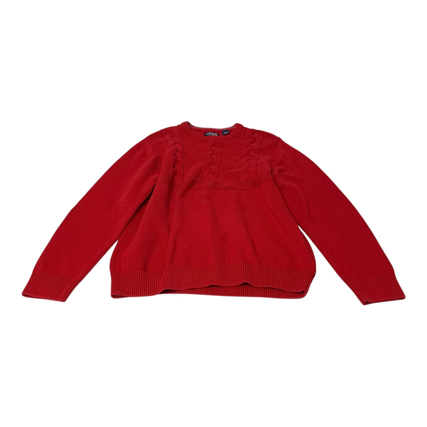 Sweater By Chaps In Red, Size: Xl