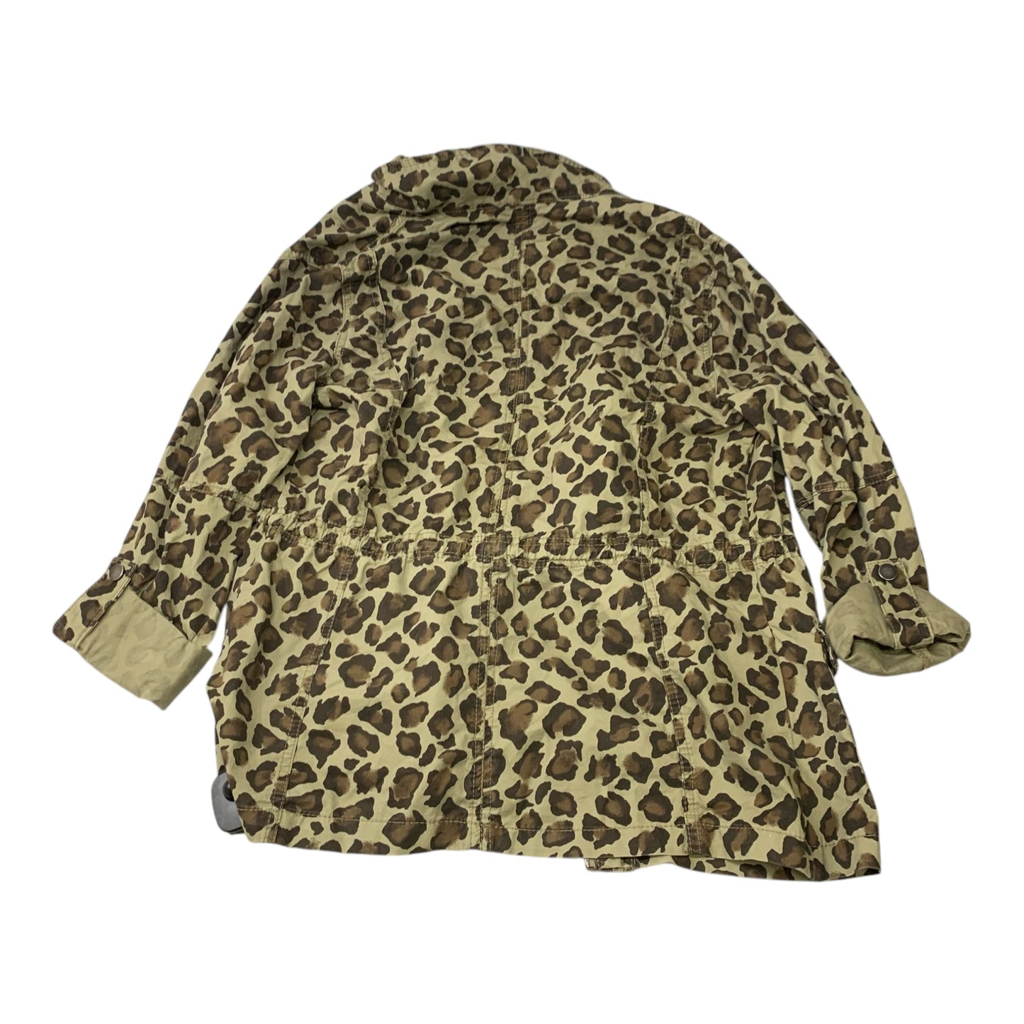 Jacket Utility By Ashley In Animal Print, Size: M