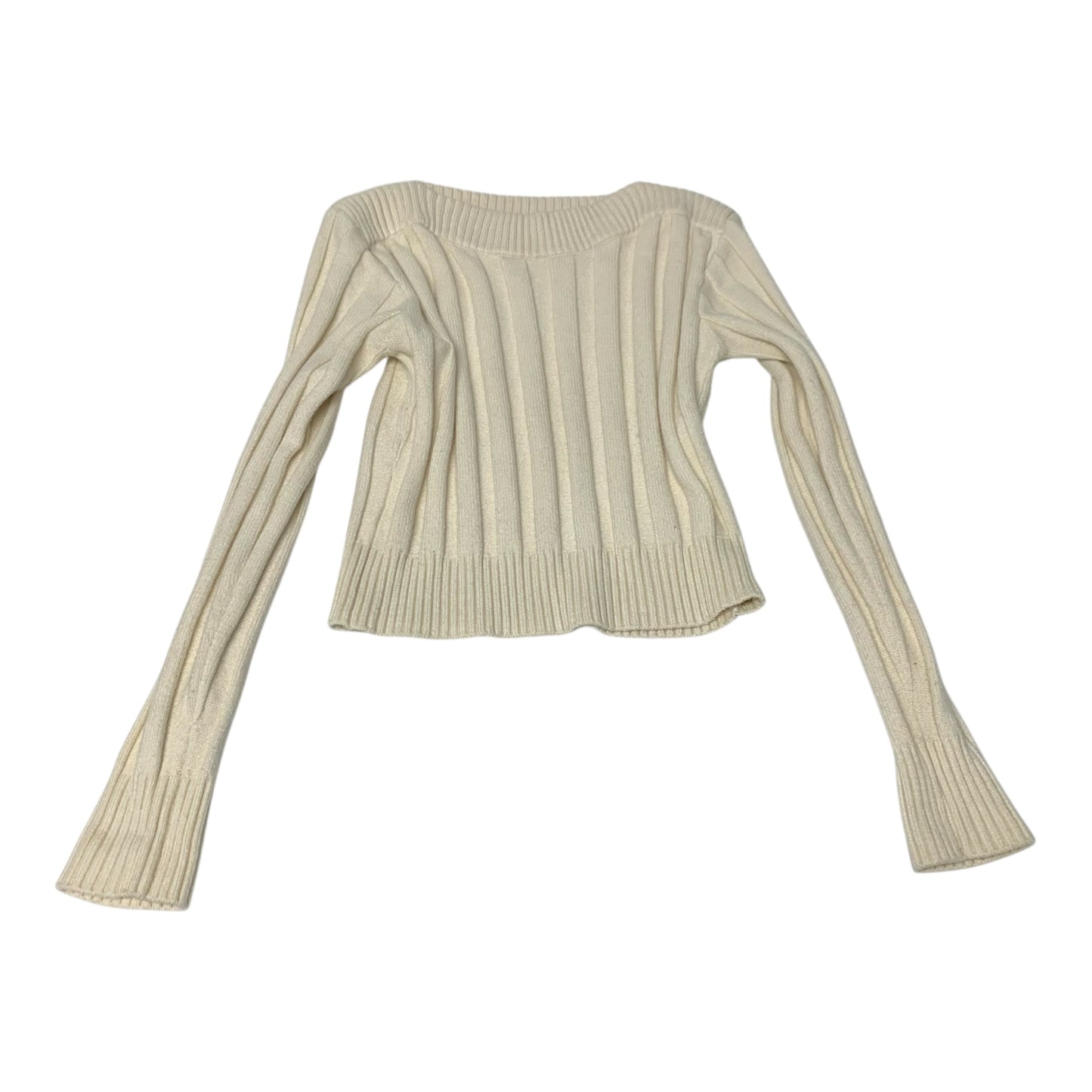 Top Long Sleeve By Steve Madden In Cream, Size: M