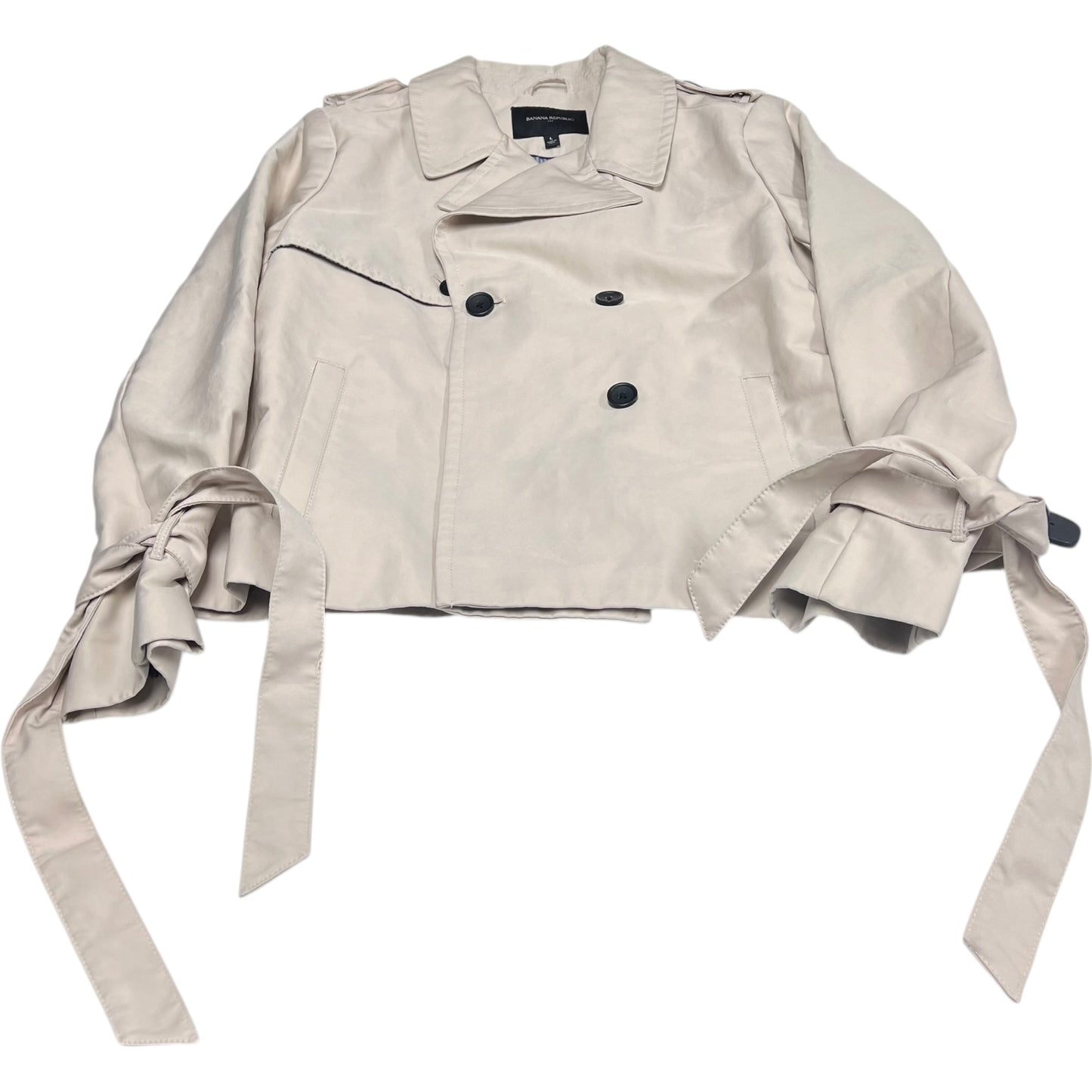 Jacket Other By Banana Republic In Cream, Size: L