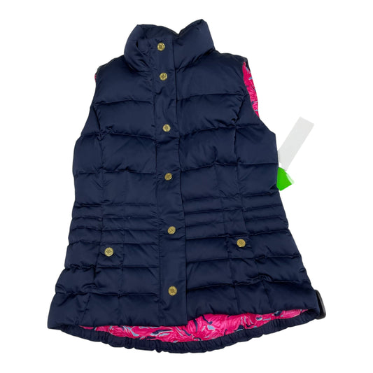 Vest Designer By Lilly Pulitzer In Navy, Size: Xs