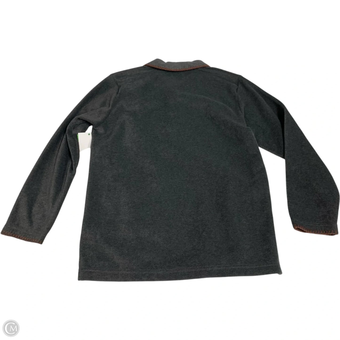 Sweatshirt Collar By Classic Elements In Grey, Size: Xsp