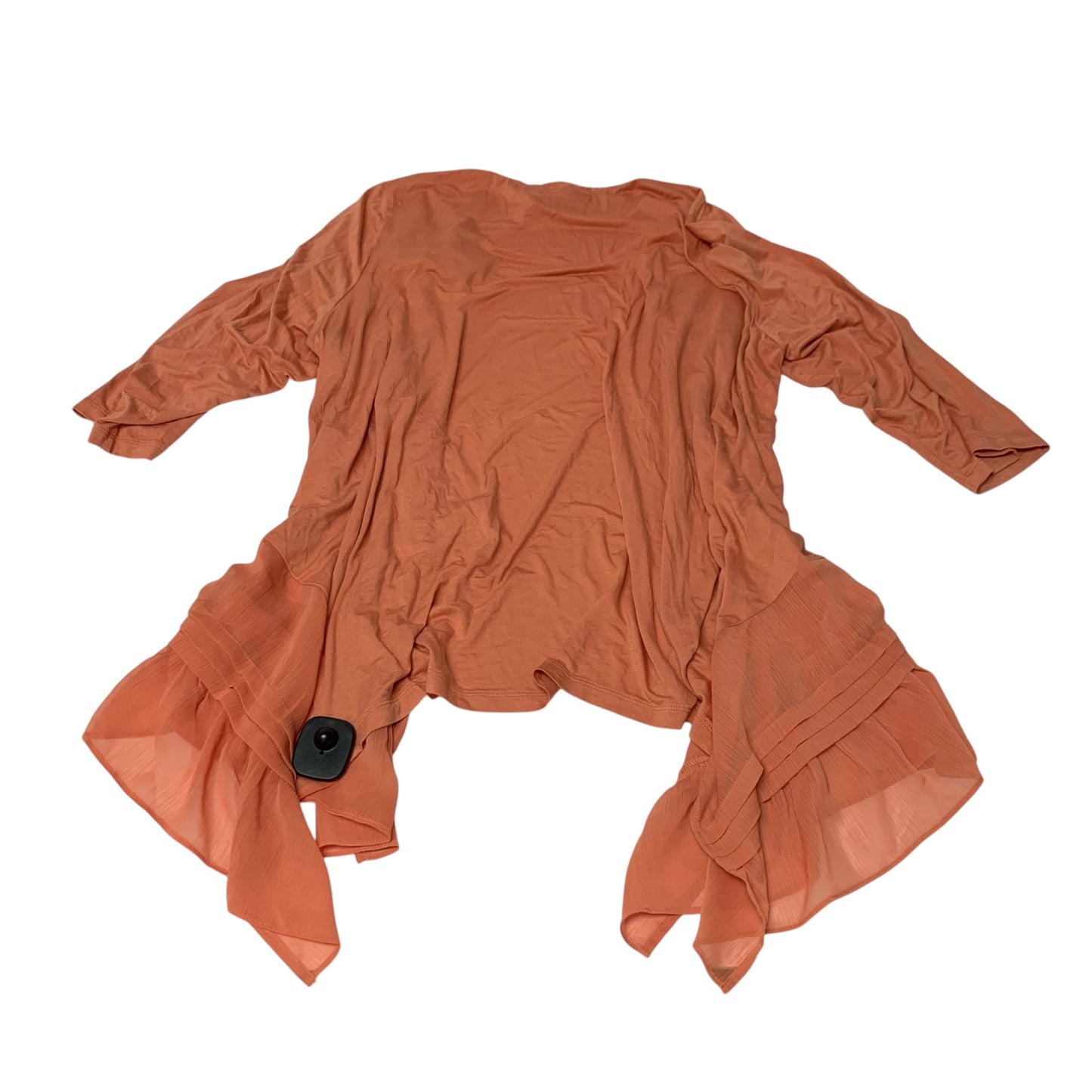 Cardigan By Logo In Orange, Size: 3x