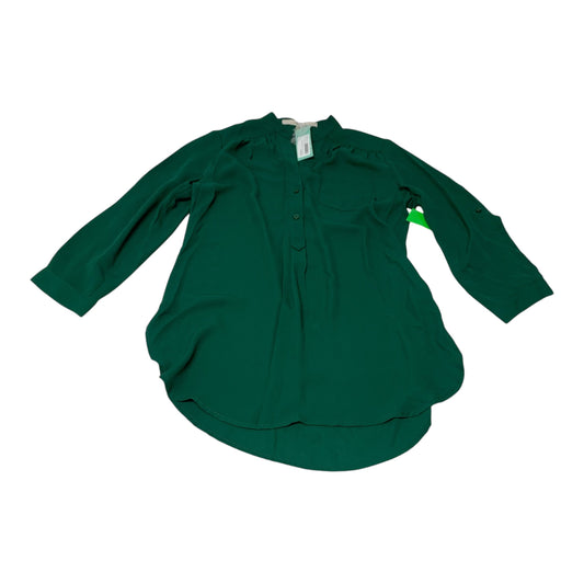 Blouse Long Sleeve By 41 Hawthorn In Green, Size: Xs