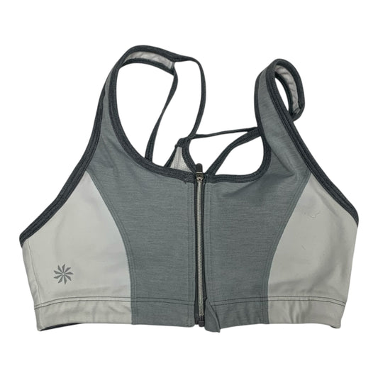 Athletic Bra By Athleta In Grey & White, Size: Xs