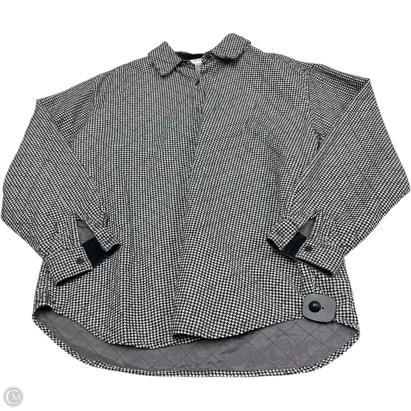 Jacket Other By Talbots In Black & White, Size: M