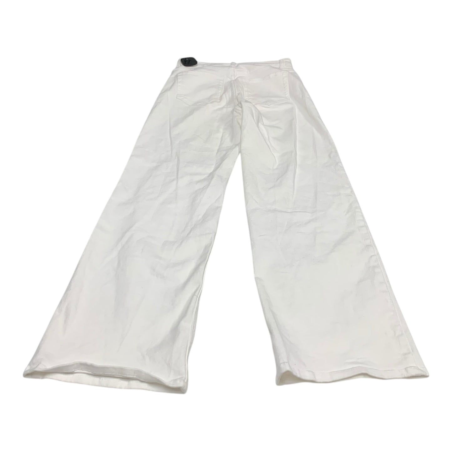 Jeans Wide Leg By Divided In White Denim, Size: 6